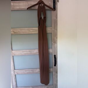 SABO Halter Cut Out Maxi Dress